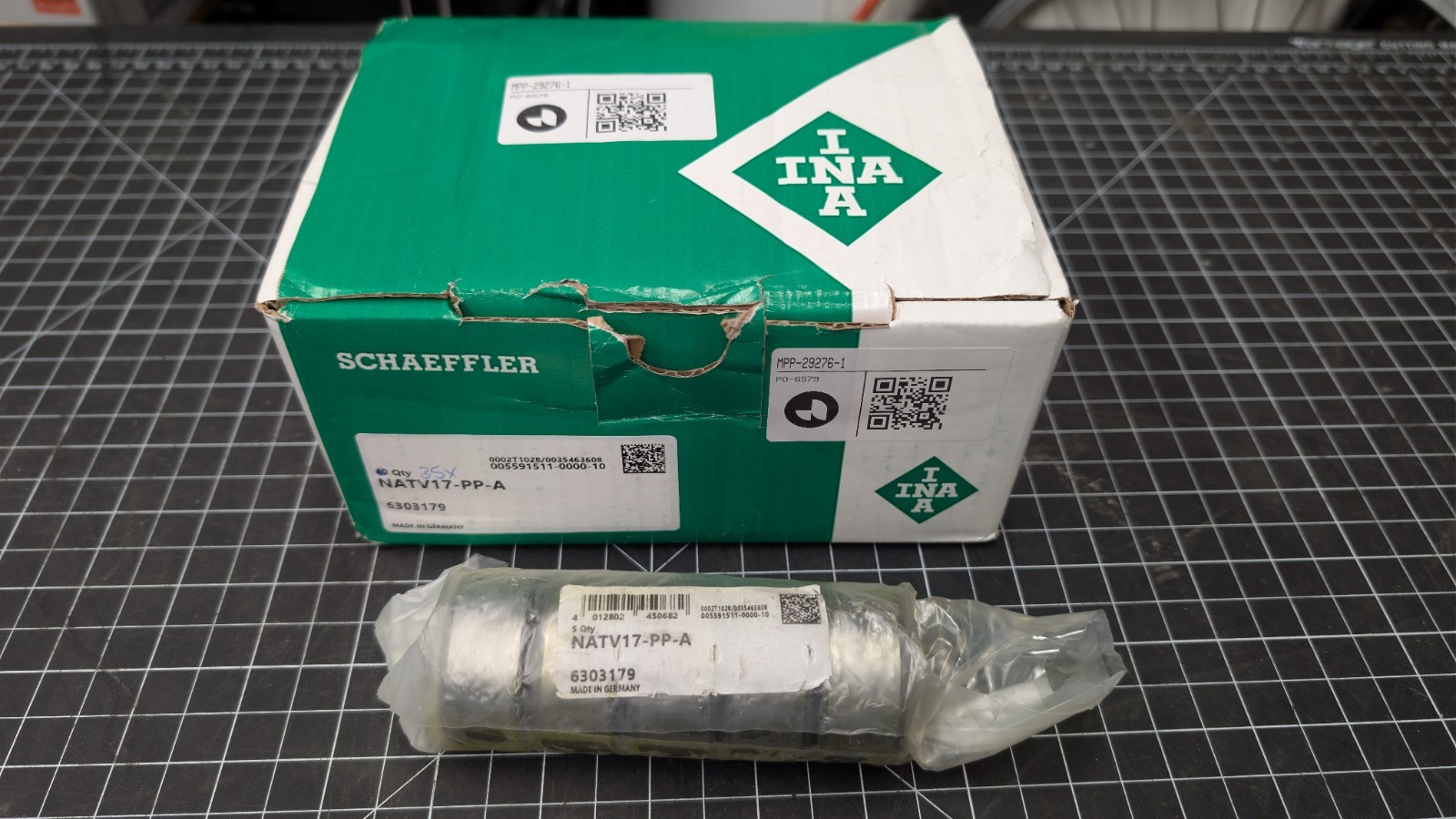 NEW Qty 5 INA NATV17-PP-A Crowned Yoke Type Track Roller 17x40x21mm