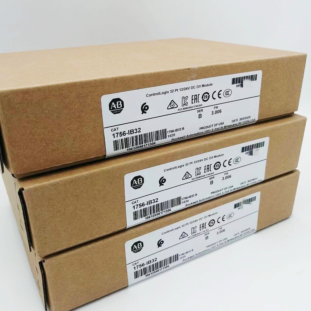 nEW IN BOX Allen-Bradley 1756-IB32 SER B CONTROLOGIX 32 PT DC INPUT MODULE