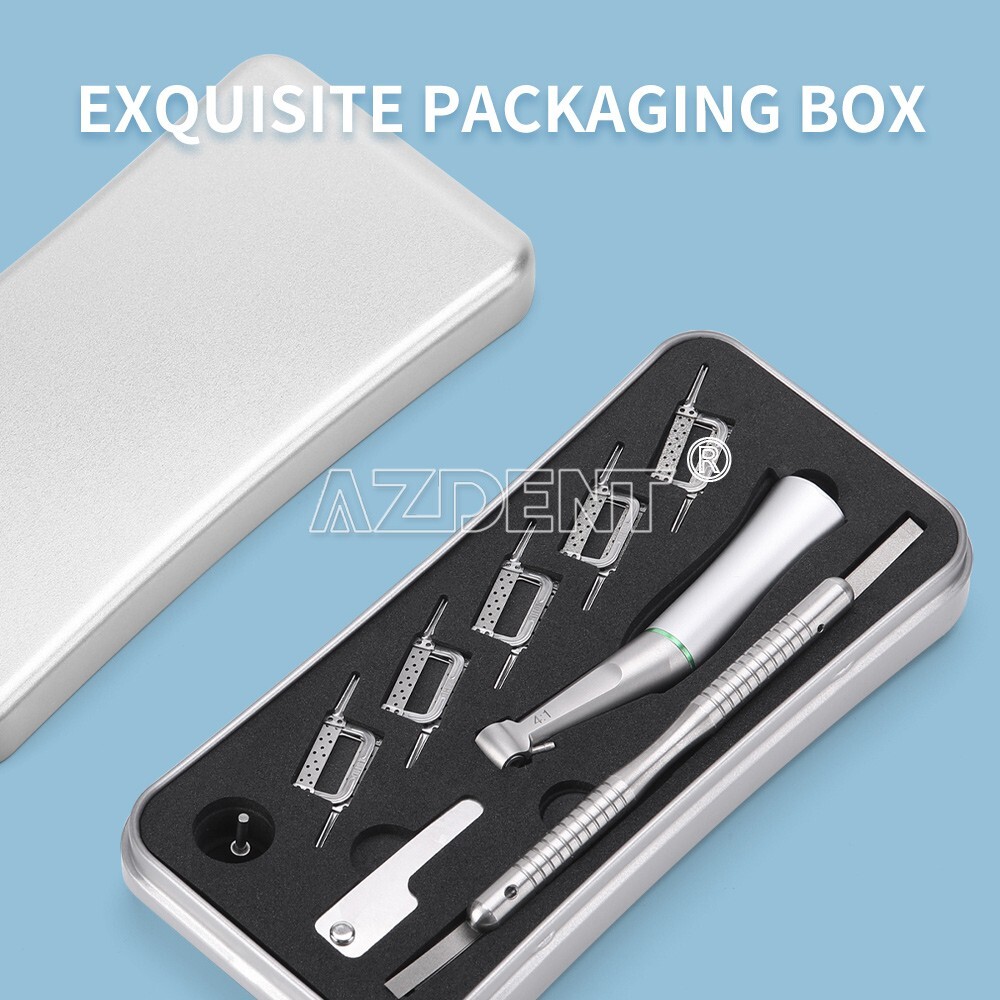 AZDENT Dental 4:1 Reduction IPR Contra Angle Handpiece Interproximal Strips Kit