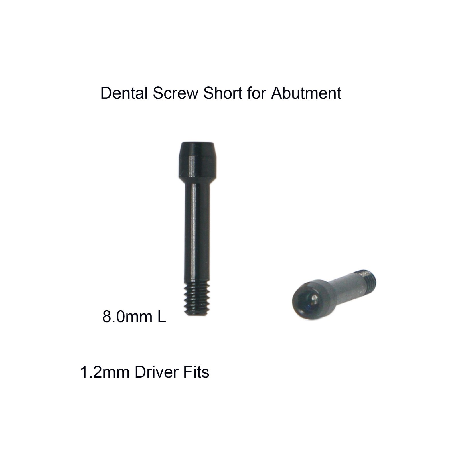 Dental Titanium Cemented Straight Abutment Fit Hiossen ET Regular Hex Platform