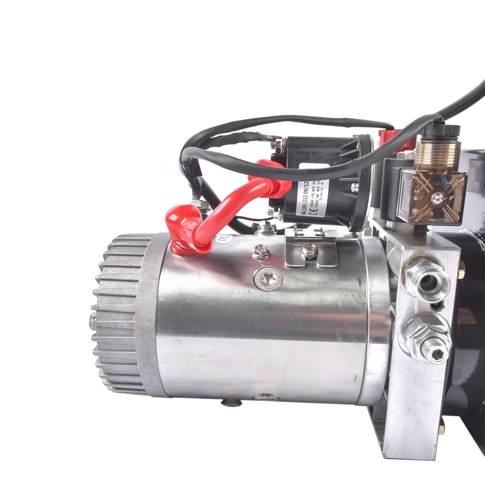 Power Unit Hydraulic Pump Dump Trailer 8 Quart Double Acting 3200 PSI Max 12V DC