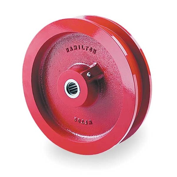 Zoro Select Wft-53Fh-1 Caster Wheel, Steel, 5 In., 5000 Lb., Wft-53Fh-1