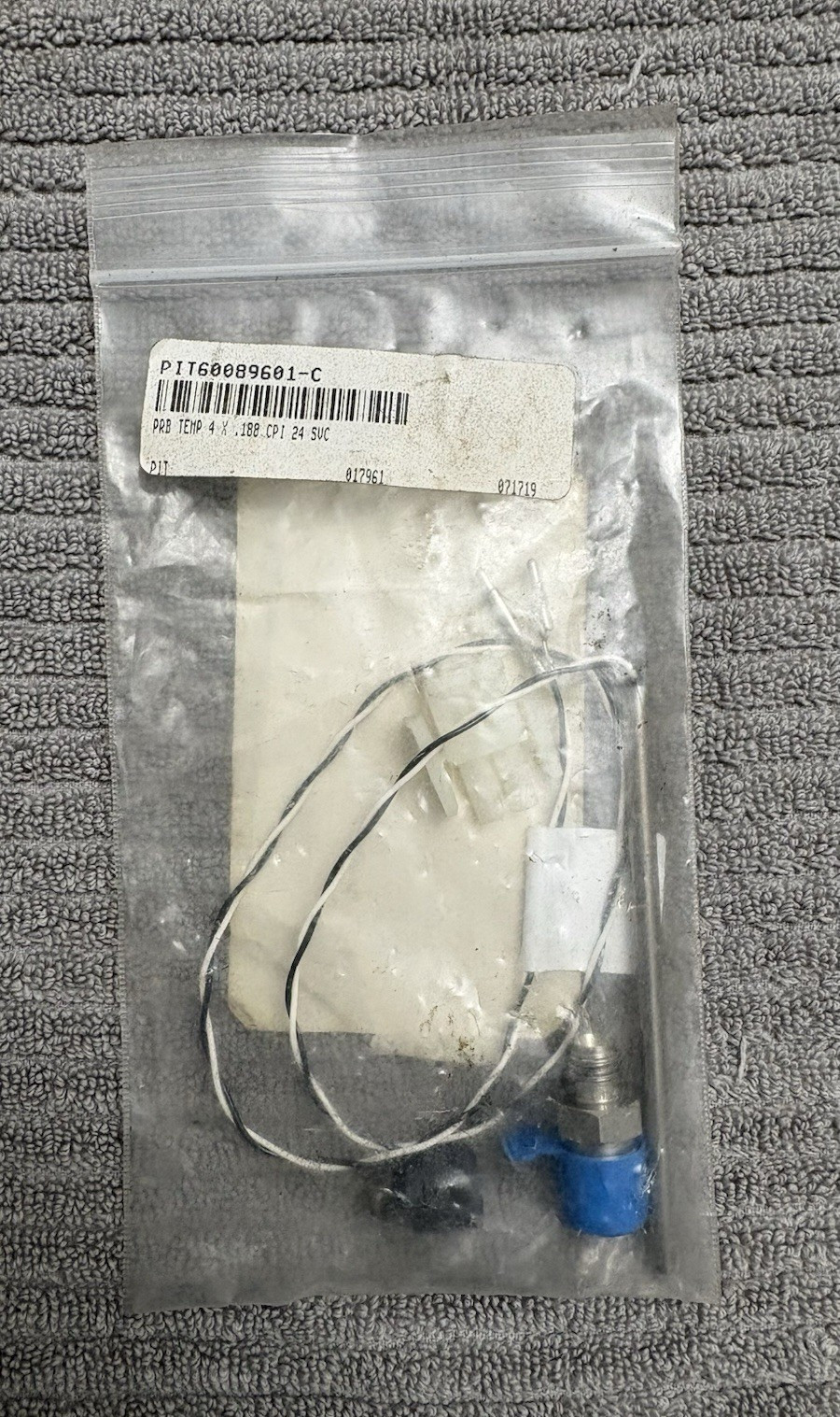 Temperature Sensor Probe for ICP 24 5UC, 4 in x 0.188 in, 1/8 in, PIT60089601-C