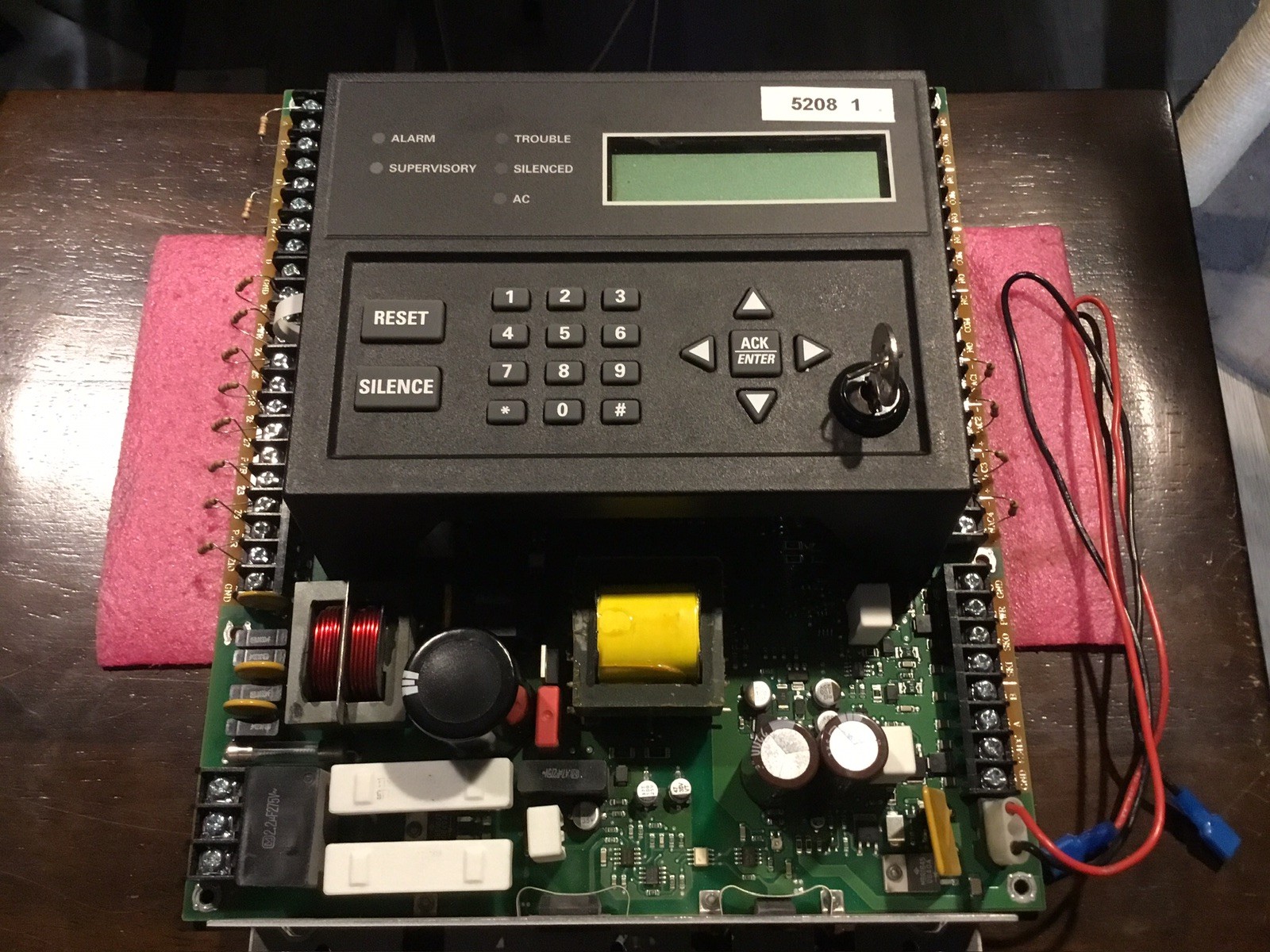 Honeywell Silent Knight SK-5208 Fire Alarm Control Panel Board TESTED & WORKING