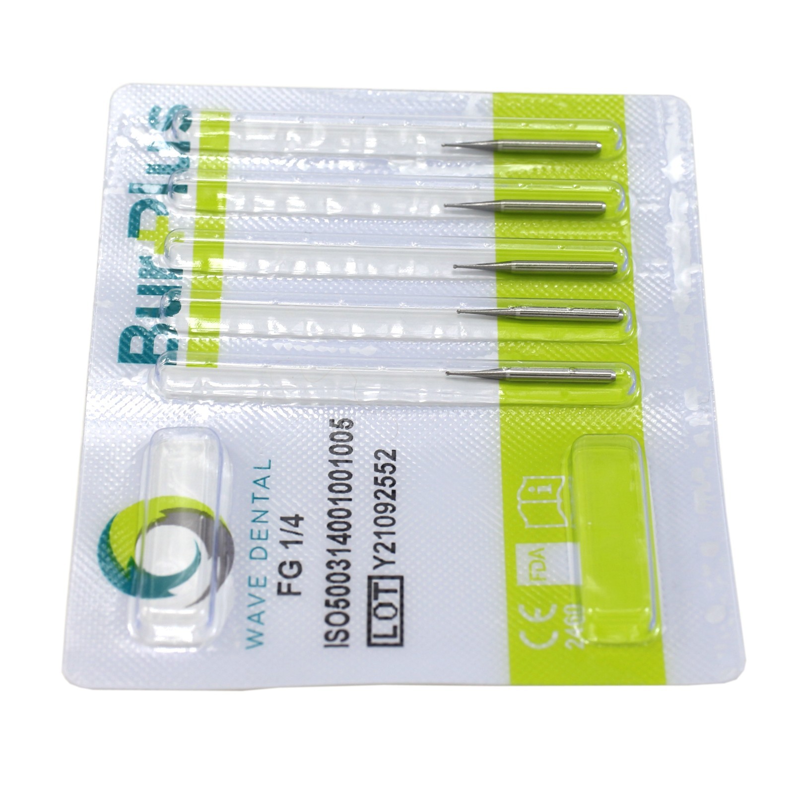Wave Dental Round Burs FG 1/4 Carbide Burs High Speed Friction Crip Midwest 19mm