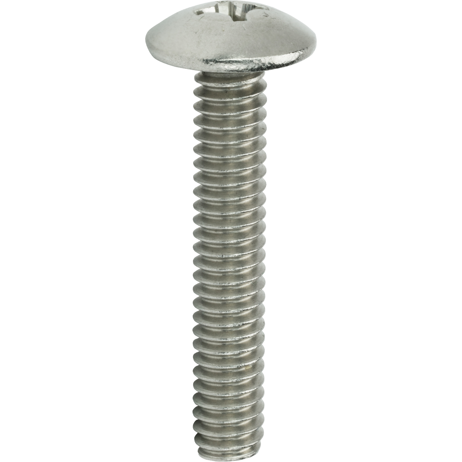 5/16-18 Phillips Truss Head Machine Screws Stainless Steel Wide All Lengths
