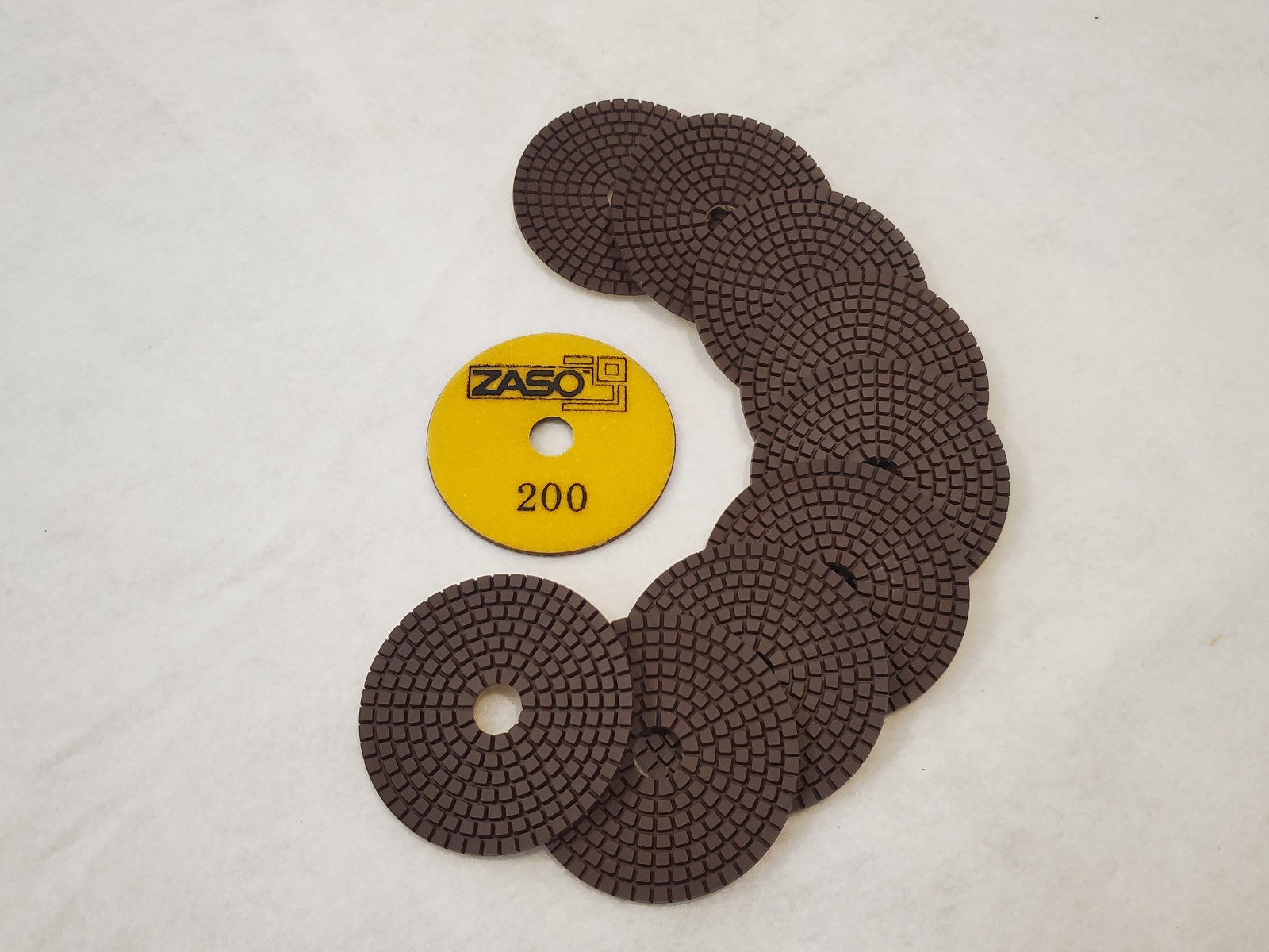 Diamond Polishing Pads Kit Wet/Dry for Granite Marble Stone – 4″ – YOU PICK