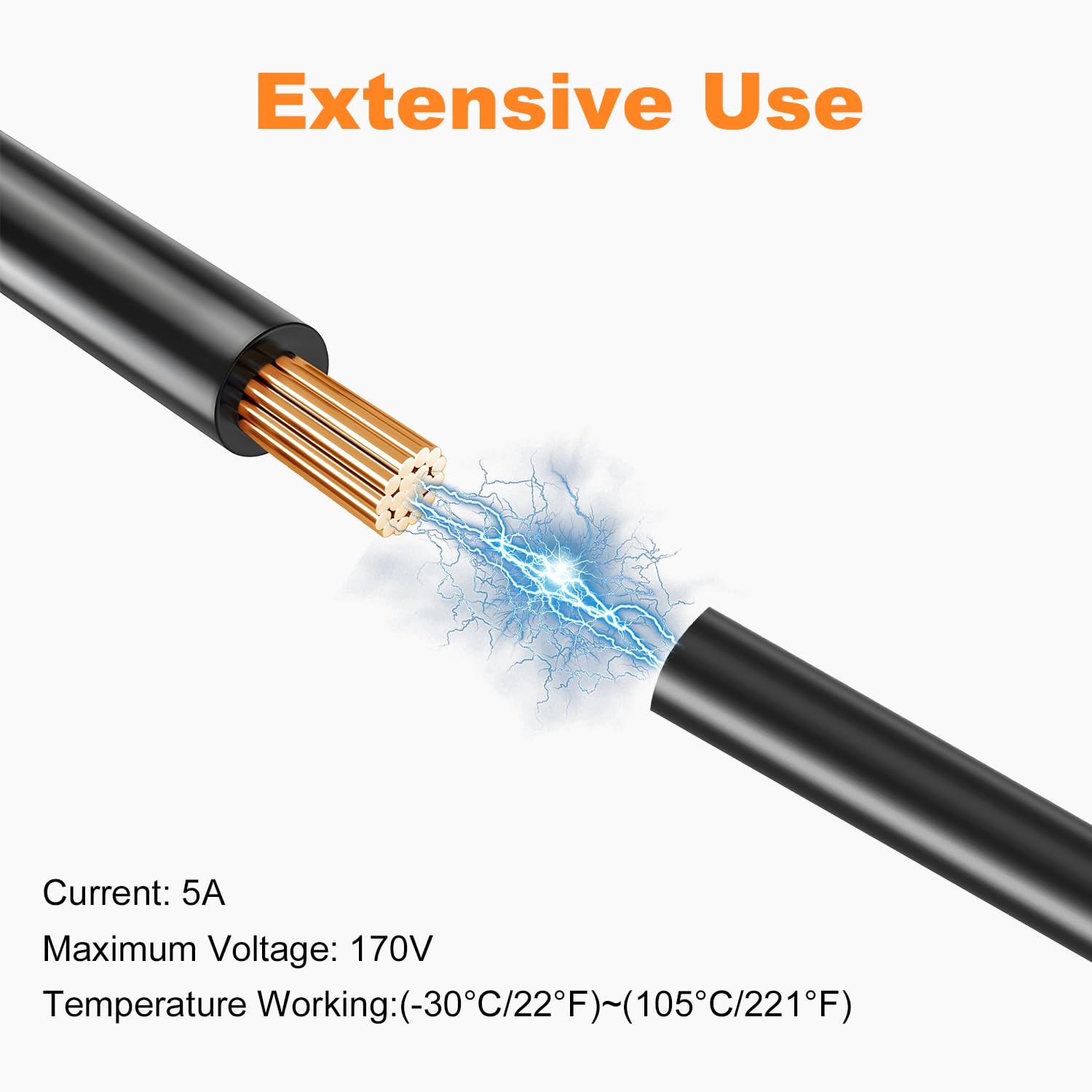 Landscape Wire 12/2 Low Voltage 12 Gauge 2 Conductors Copper Clad Aluminum 250FT