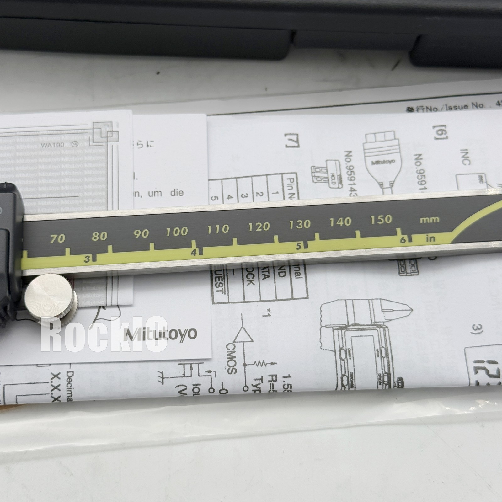 New 500-196-30 Mitutoyo Digital Caliper | 0-6″ (150mm) | Absolute Encoder US