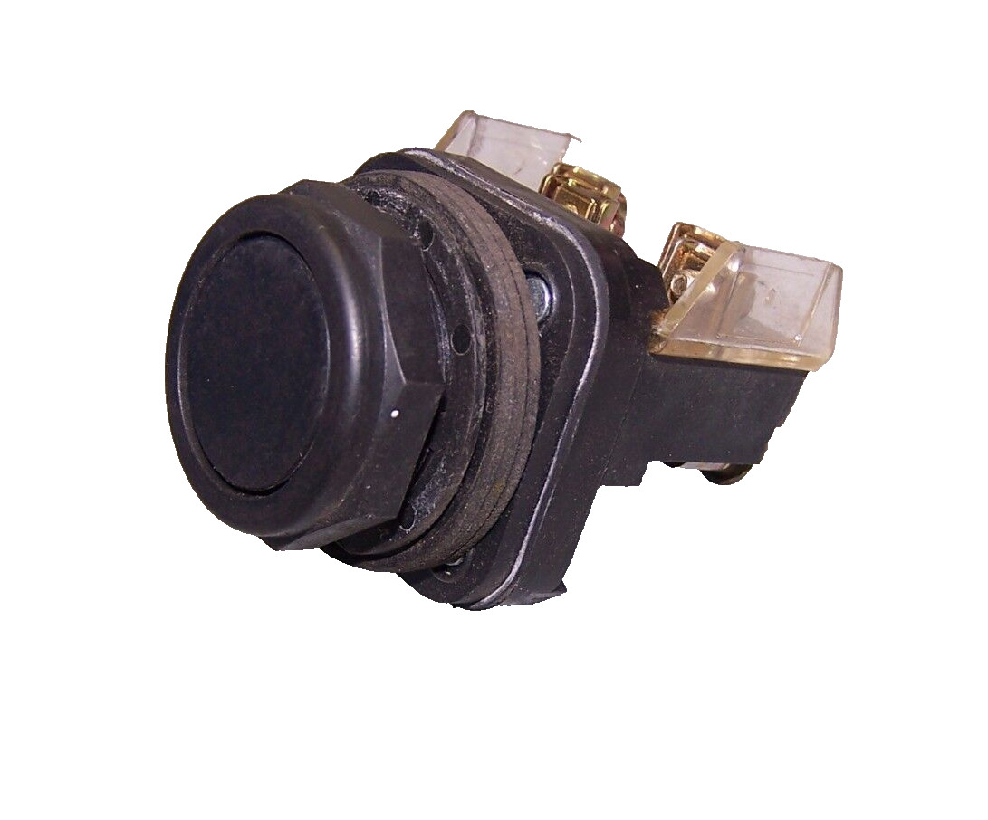ALLEN BRADLEY BLACK FLUSH PUSH BUTTON 800H-AR