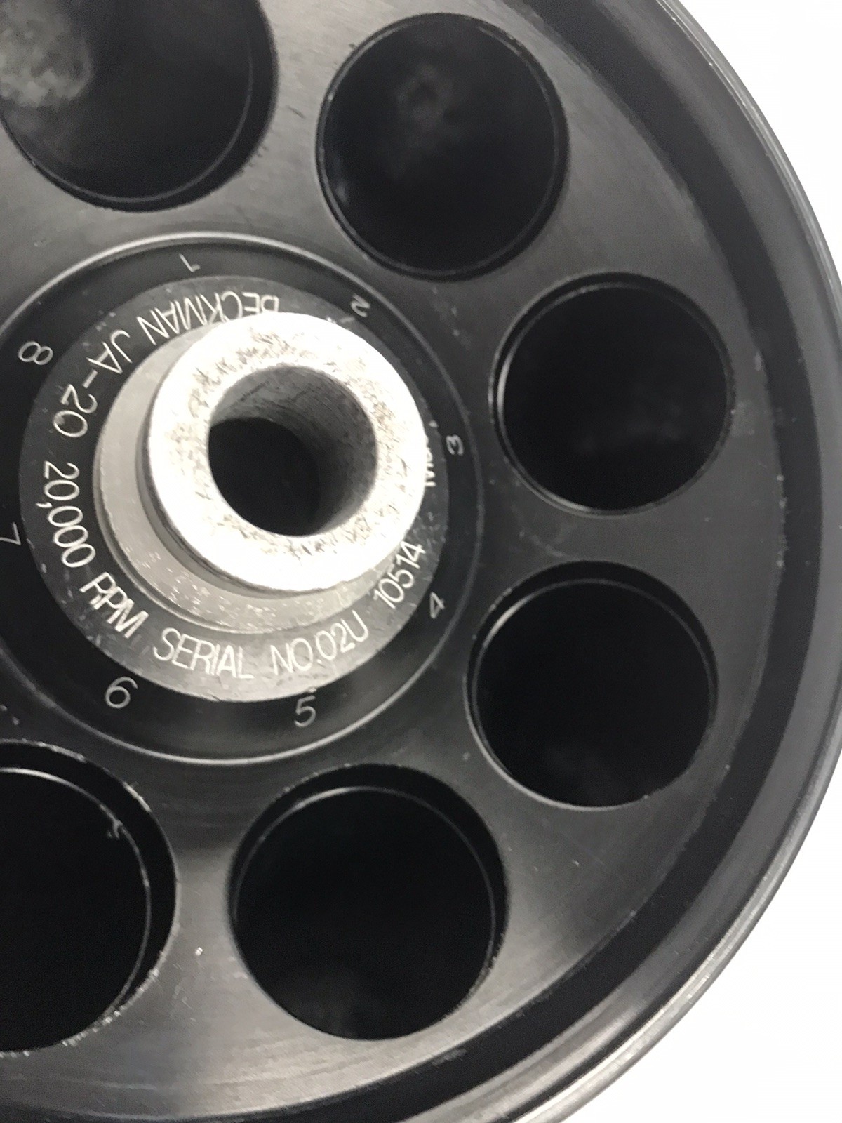 Beckman Coulter JA-20 J Series Centrifuge Rotor 20,000 RPM