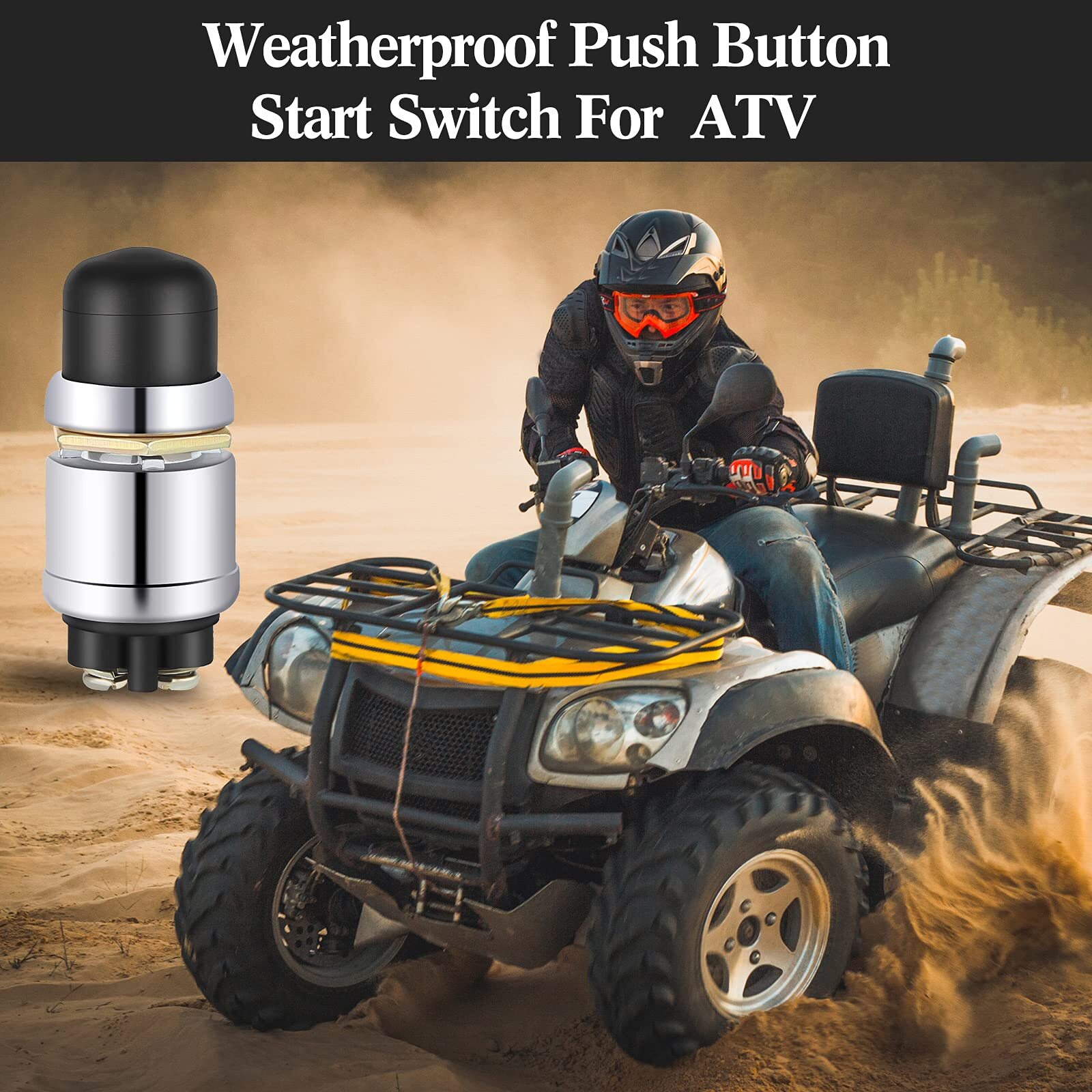 Engine Start Push Button Momentary 12V and 24V Waterproof Push Button Switch …