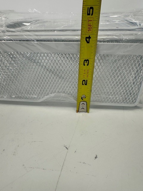 Wall/Shelf Metal Wire Organizer Baskets (2)