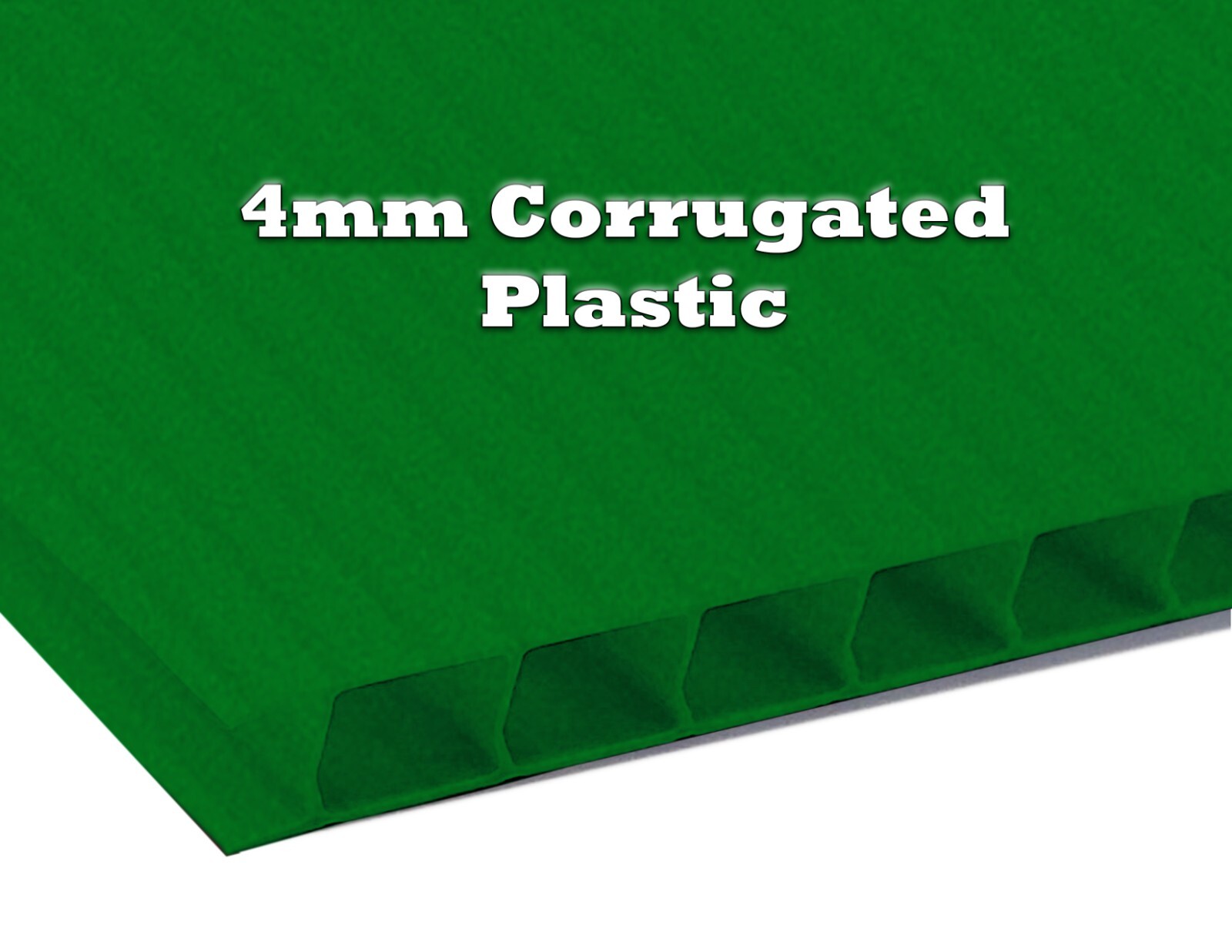 4mm Corrugated Plastic Sheets 18×24 24×36 24×48 36×36 Many Colors Coroplast Sign