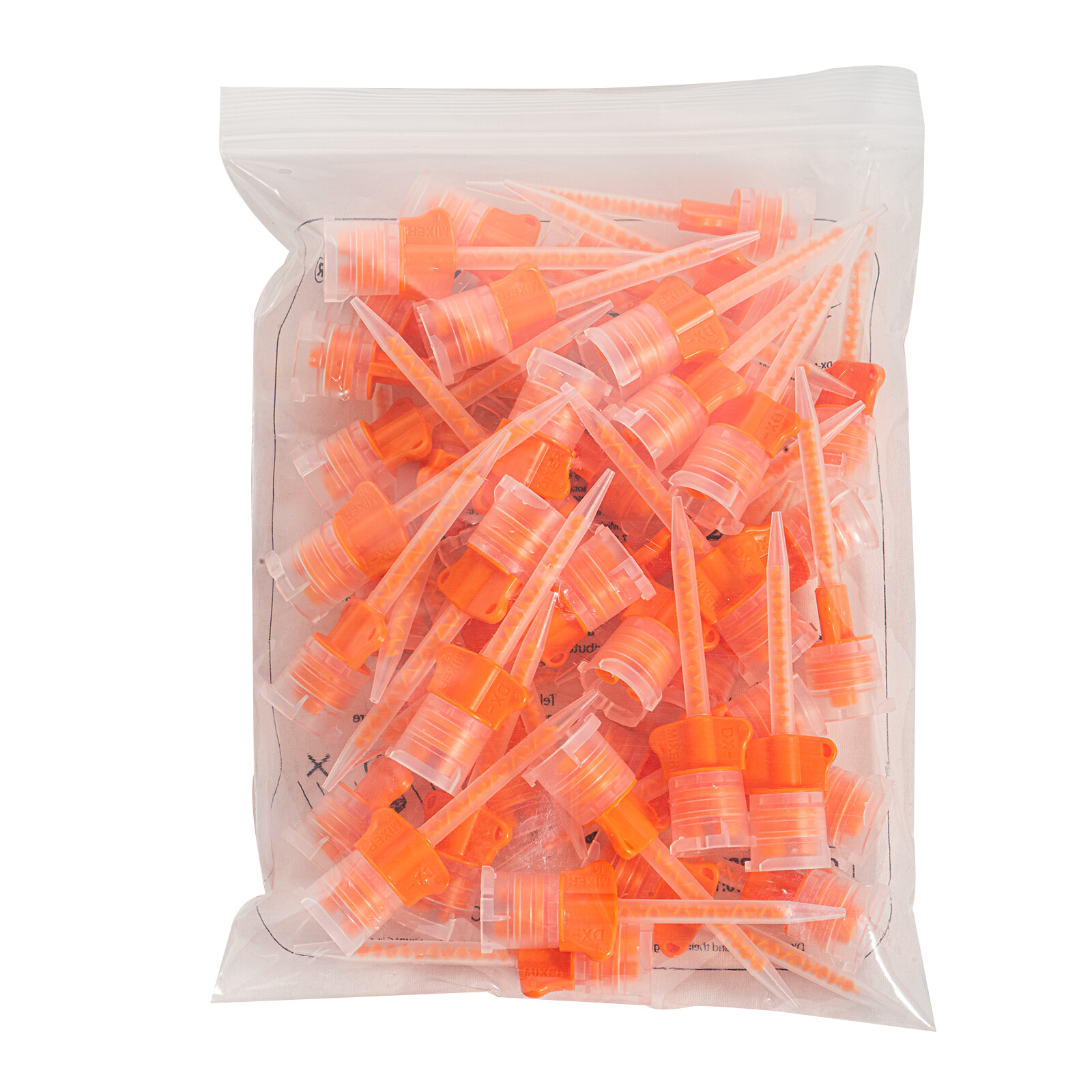 48/50Pcs DX-Mixer Dental Mixing Tips Impression Material 4.2/5.4/6.5mm 1:1/10:1