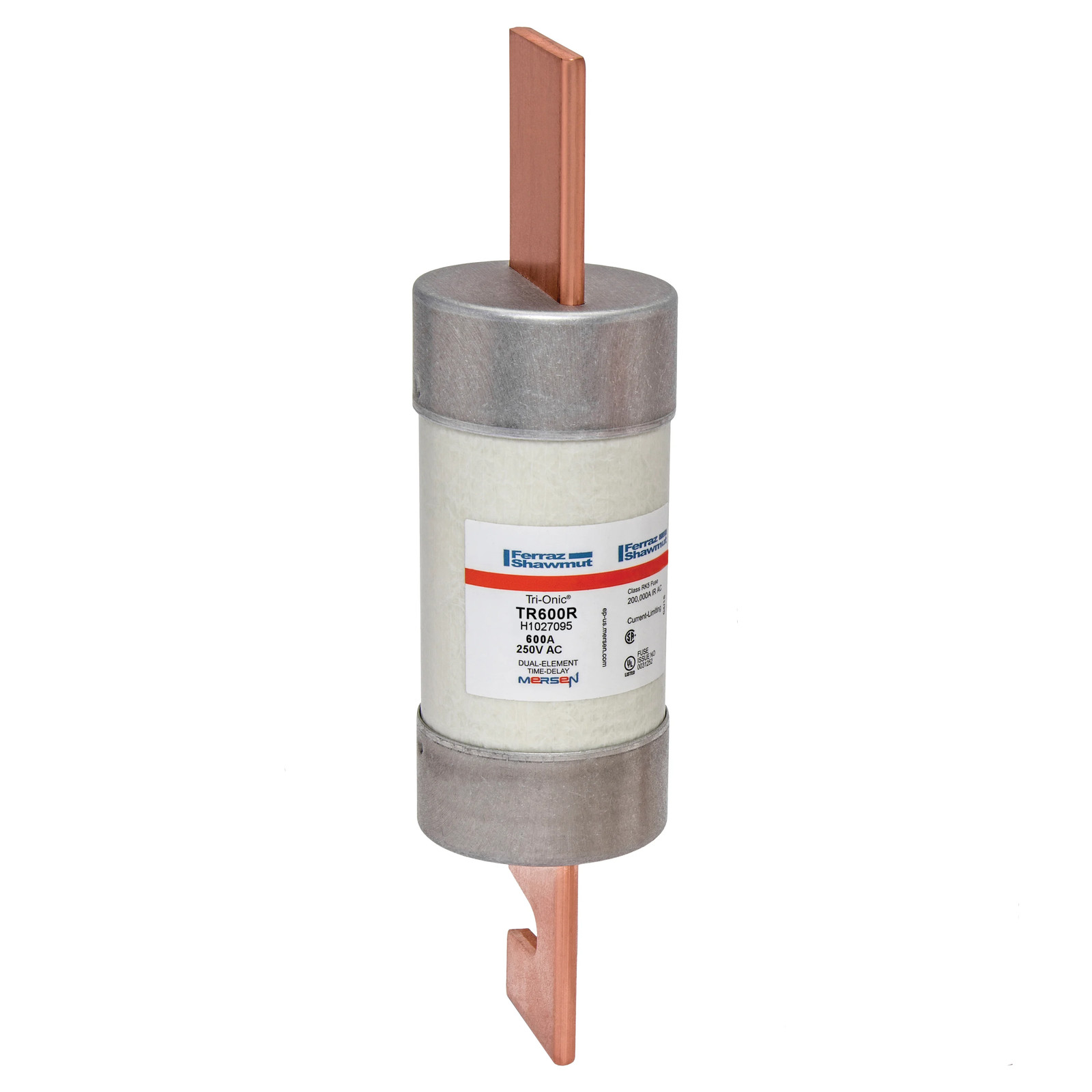 NIB – Mersen – TR600R – Current-Limiting Time-Delay Fuse 250Vac 160Vdc 600A