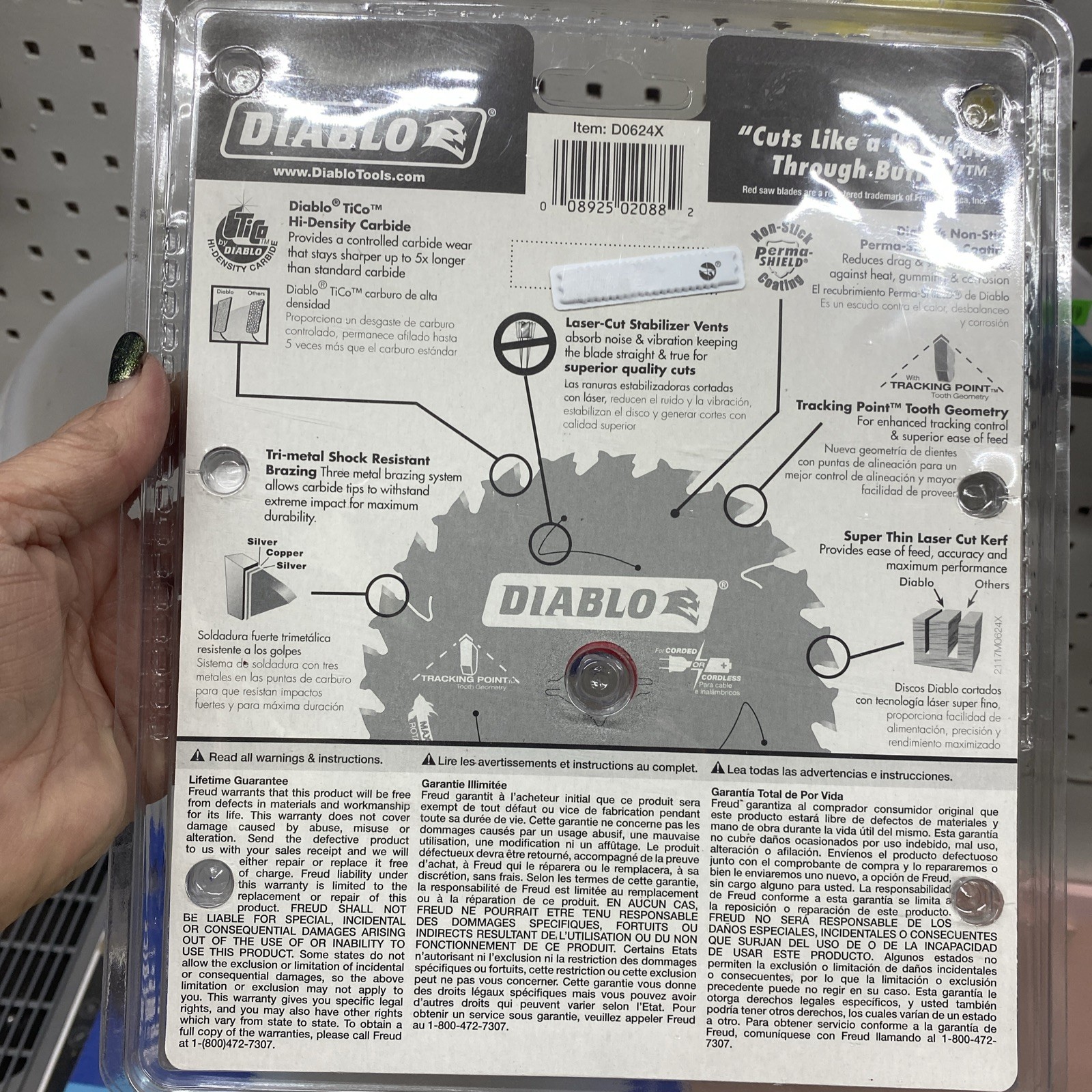 Diablo D0624X 6-1/2″ 24-Tooth Framing Saw Blade Corded Or Cordless NEW!!!