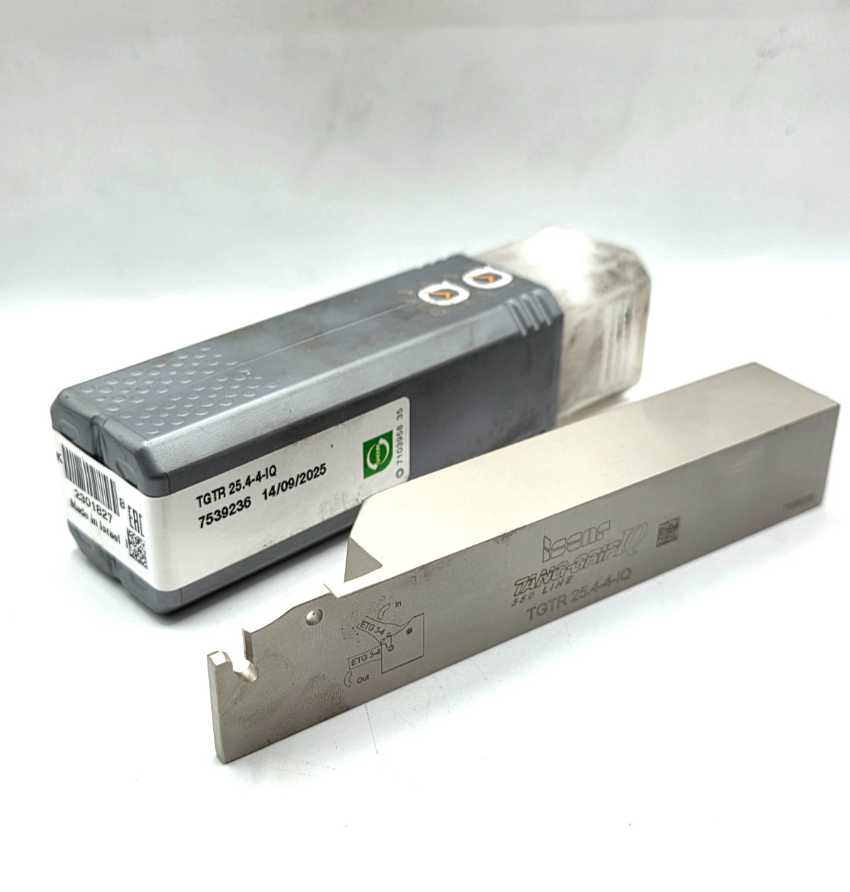 ISCAR TGTR 25.4-4-IQ Tang Grip Part Off Cut Off Grooving Tool Lathe – New