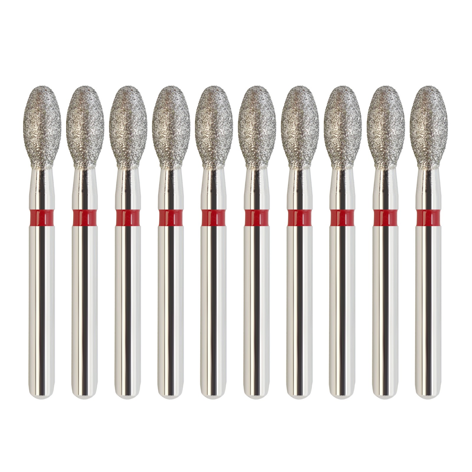 Dental Dimond Burs Football Egg FG Bur 379/023F Red Fine High Speed Diamond Burr