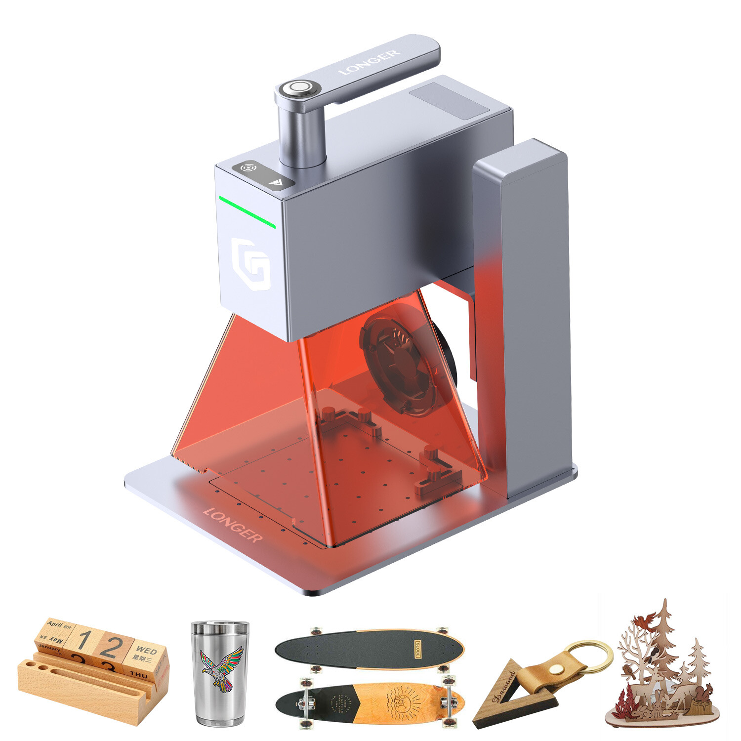 Longer Nano Portable Laser Engraving Machine 5000mm/s High Speed