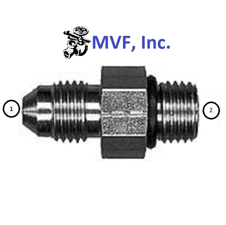 5/8″ (7/8″) Male JIC 37° Flare X 5/8″ (7/8″) Male SAE/ORB Straight 6400-10-10