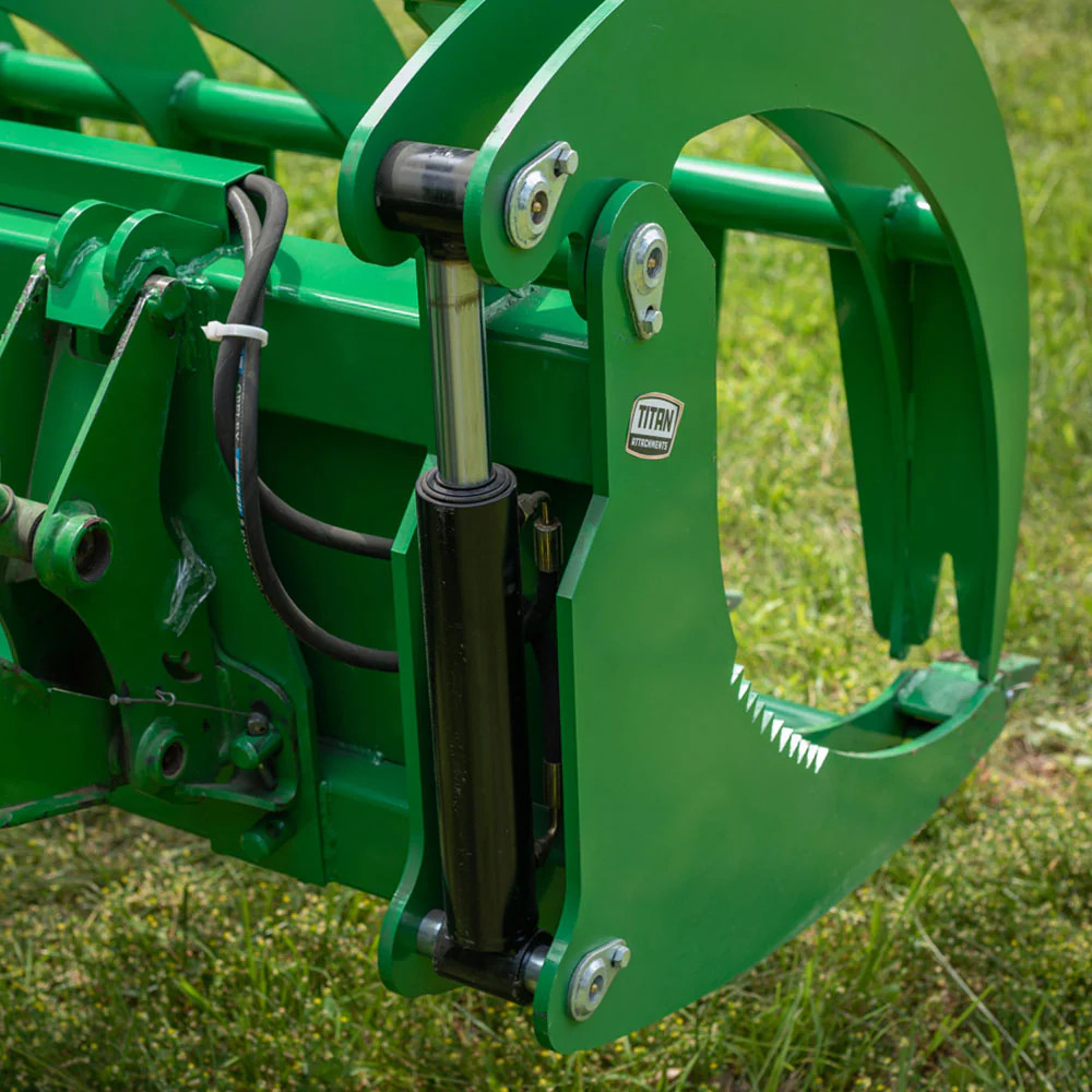 Titan Attachments 60″ HD Root Grapple Rake Attachment Fits John Deere Hook & Pin