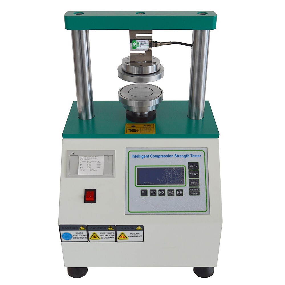Paper Compression Strength Tester Cardboard Breaking Strength Testing Machine