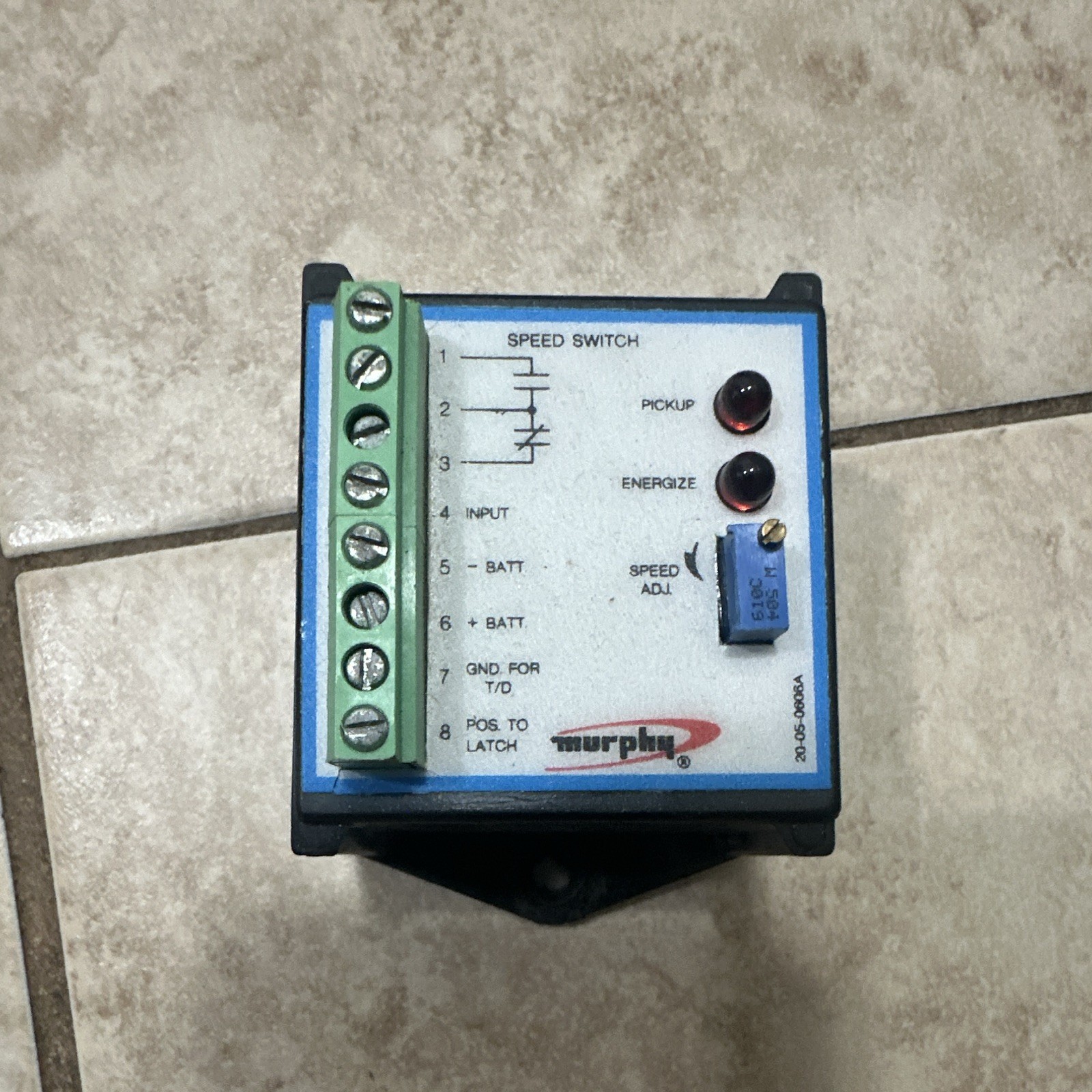 Murphy SS300-24 Speed Switch Module, 24V DC, Chassis Mount, 1A, 1HP