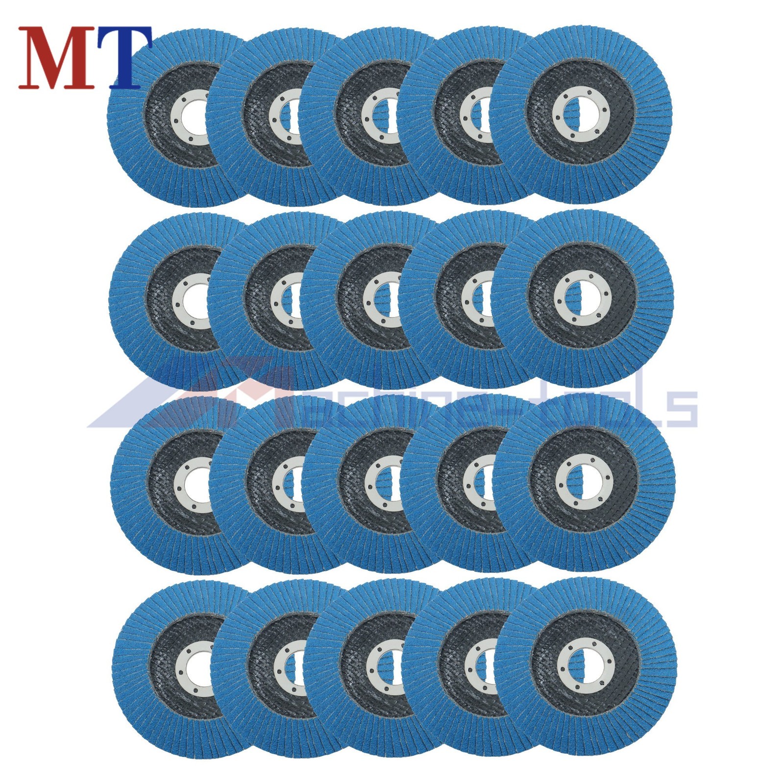 20 Pcs 4-1/2″ T29 Zirconia Flap Discs 80 Grit Flapper Wheel for Angle Grinder