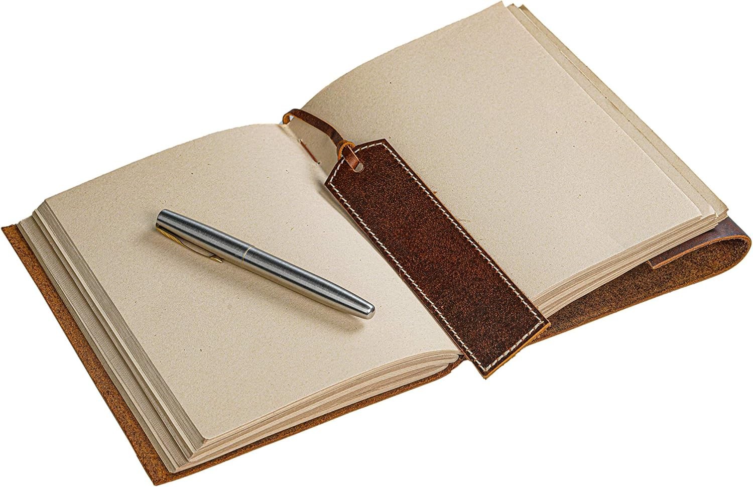 Handmade Leather Journal Notebook Rustic Vintage Leather Bound Diary