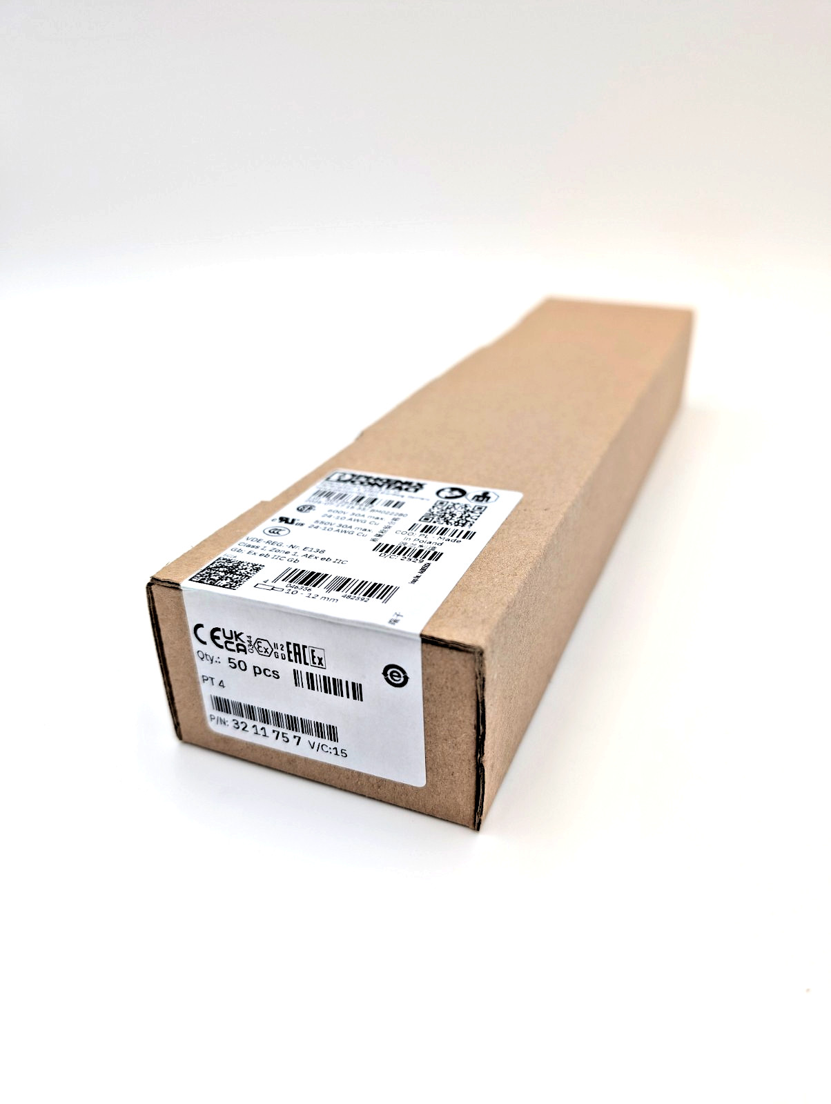 Phoenix Contact PT 4 – Feed-through terminal block 3211757 BOX OF 50 – US STOCK