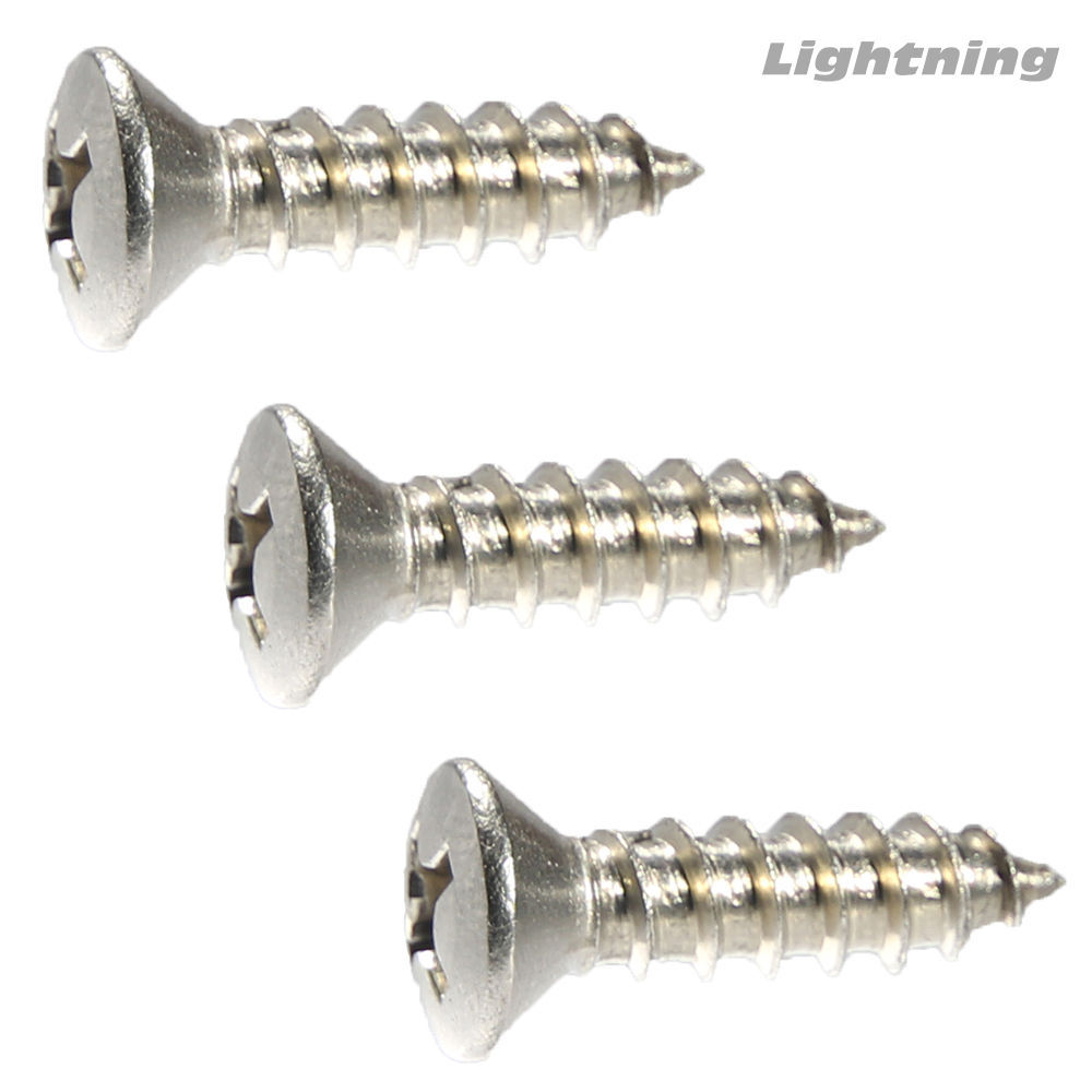 Phillips Oval Head Sheet Metal Screw 316 Stainless Steel #8 x 5/8″ Qty 100