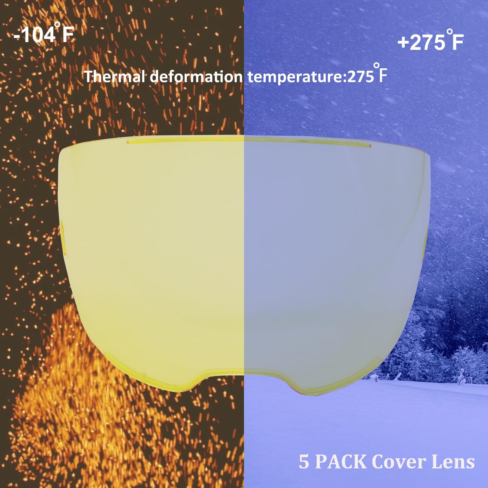 5 Pack 700000803 Clear Front Cover Lens Compatible with ESAB Sentinel A50 Weldin