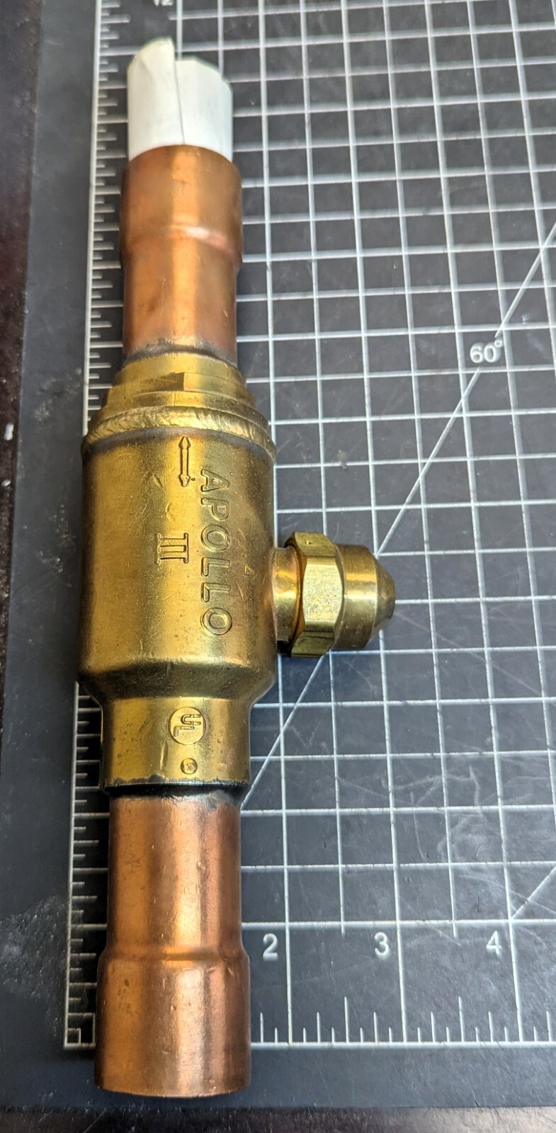Apollo JB Refrigerant Ball Valve, Full Port 1 1/8” ODS, 500 PSI [B3B3]