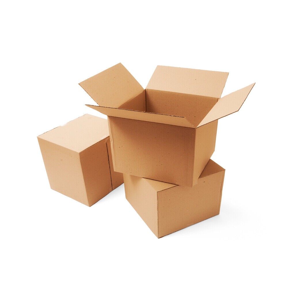 5 20x16x4 Kraft Brown Corrugated Shipping Boxes 32 ECT Single-Wall New