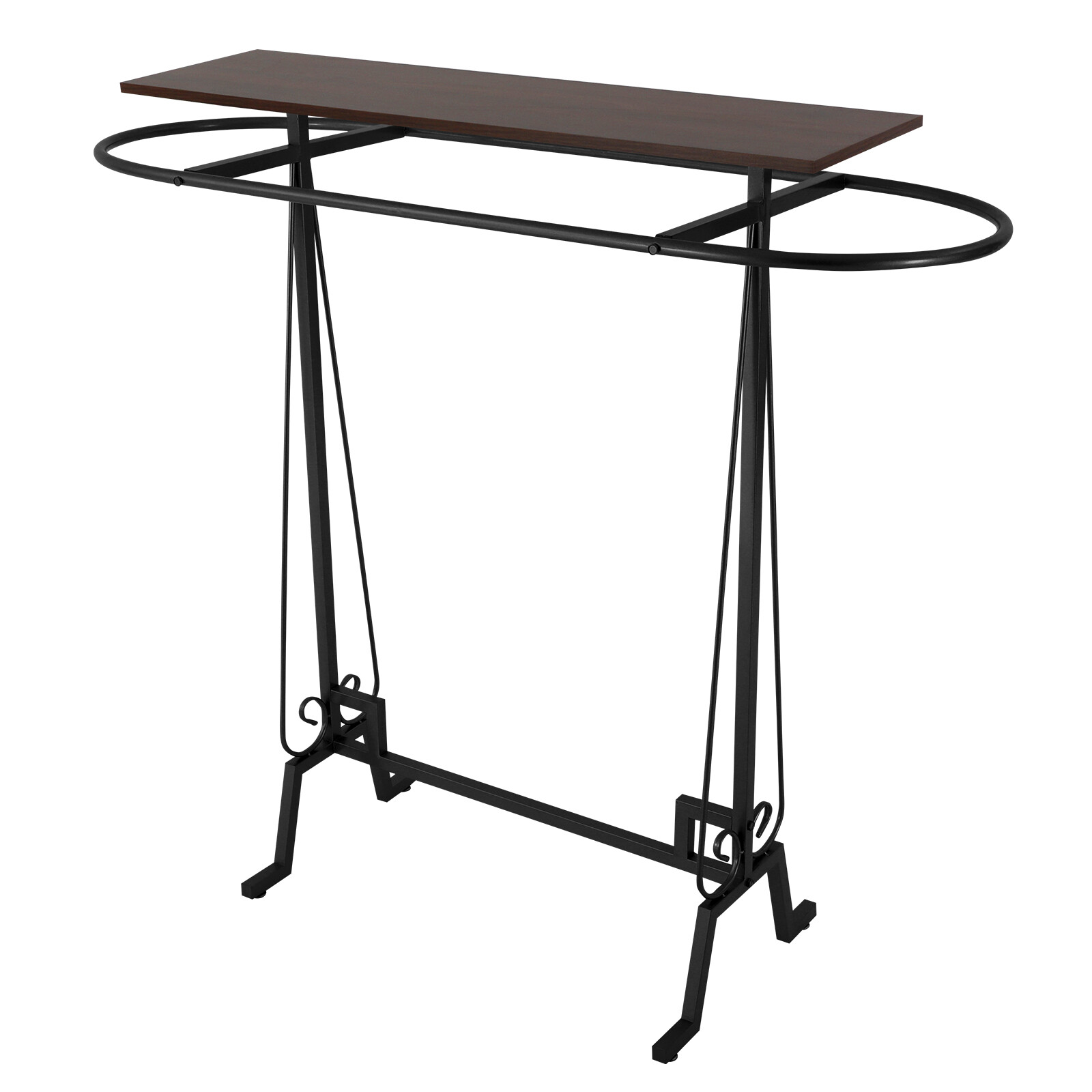 Clothing Display Stand, Clothing Rack, Commercial Clothes Hanging Rack Black