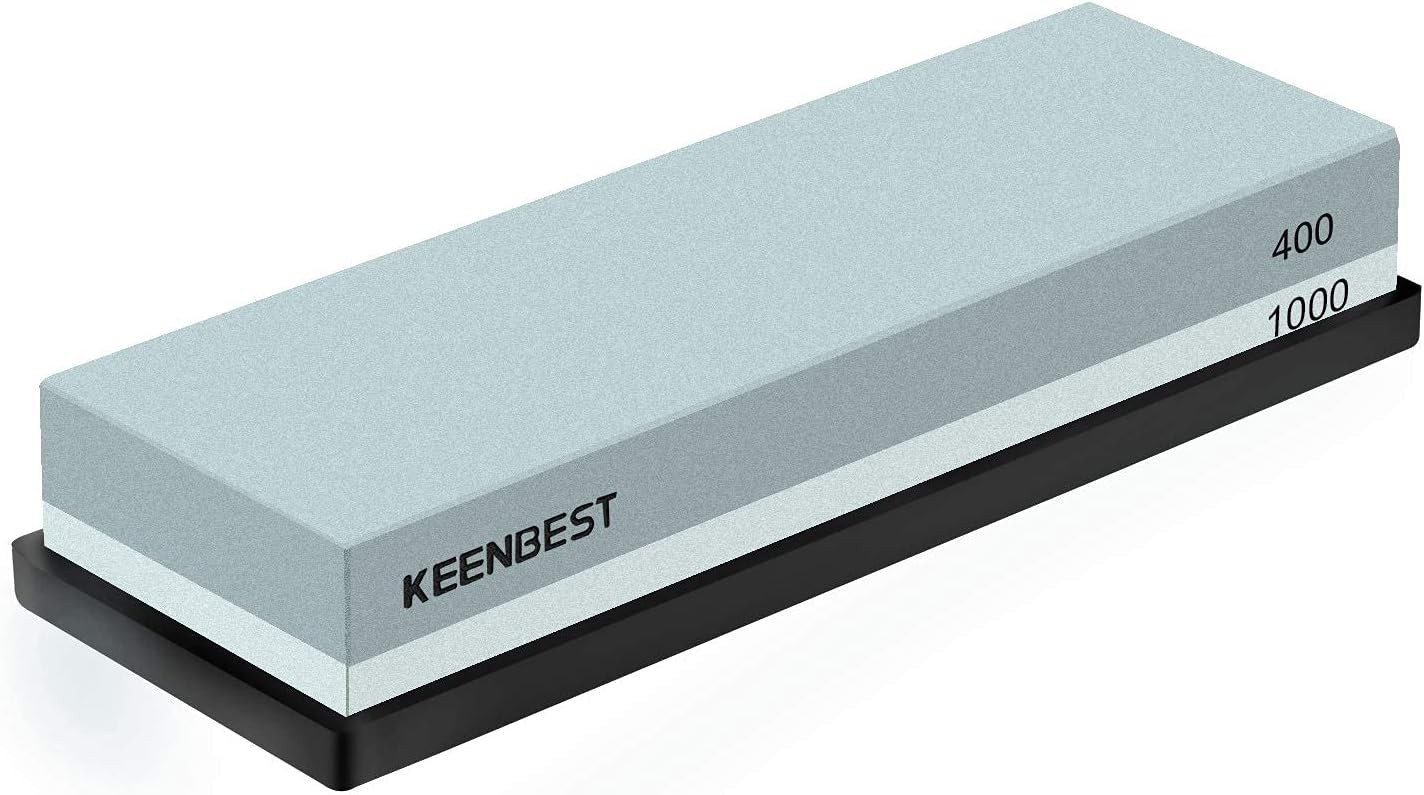 Actual Grit Premium Material Sharpening Stone 2 Side 400 1000 Whetstone Set