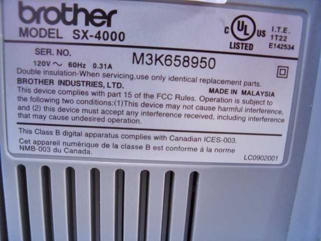 See Video on this Brother Model SX-4000 Electric Typewriter – Tested -Very Nice