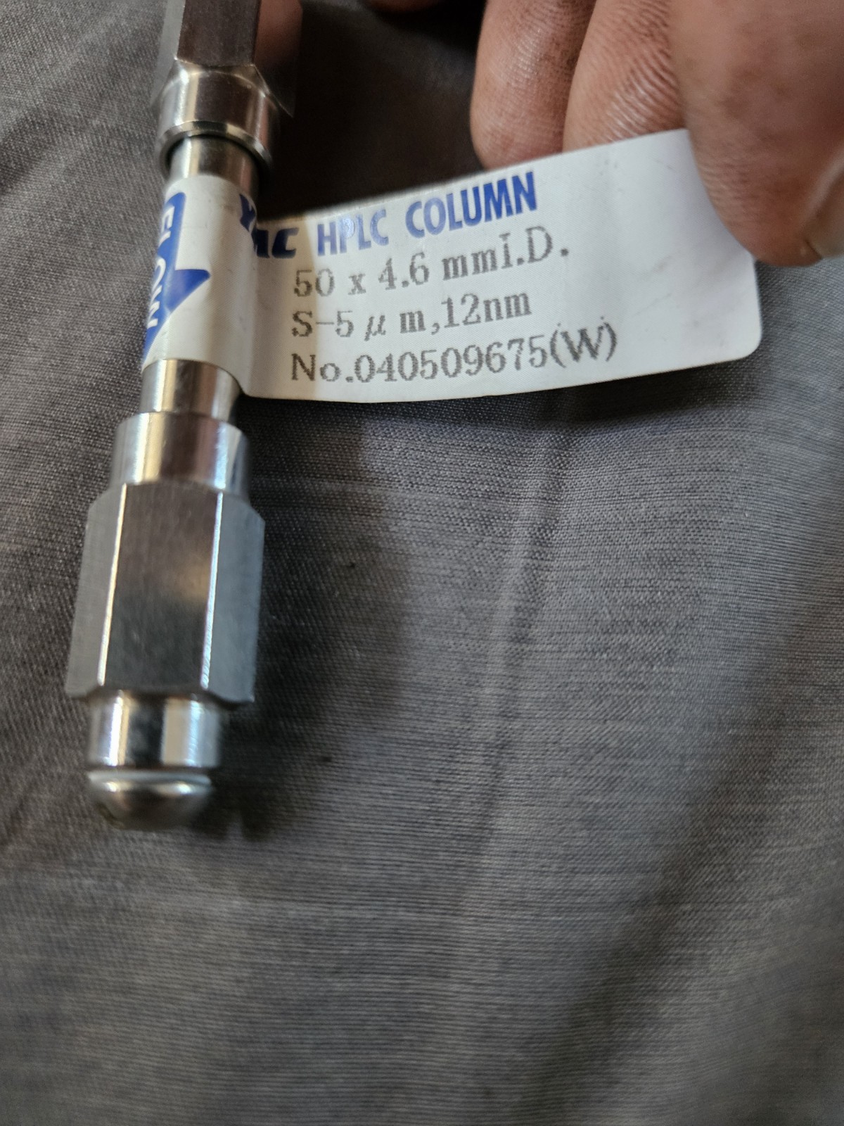 YMC-Pack ODS-AQ HPLC Column – 5µm, 50 x 4.6mm, 120Å – Part No. AQ12S05-0546WT