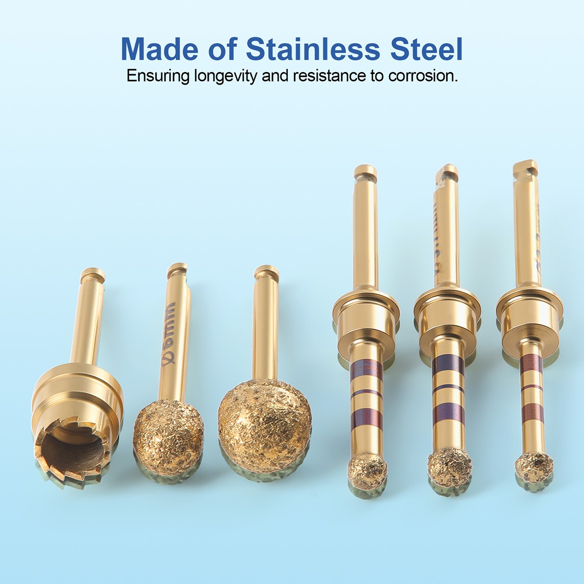 Dental Maxillary Sinus Lift Drills Kit Lateral Approach Stoppers Elevation