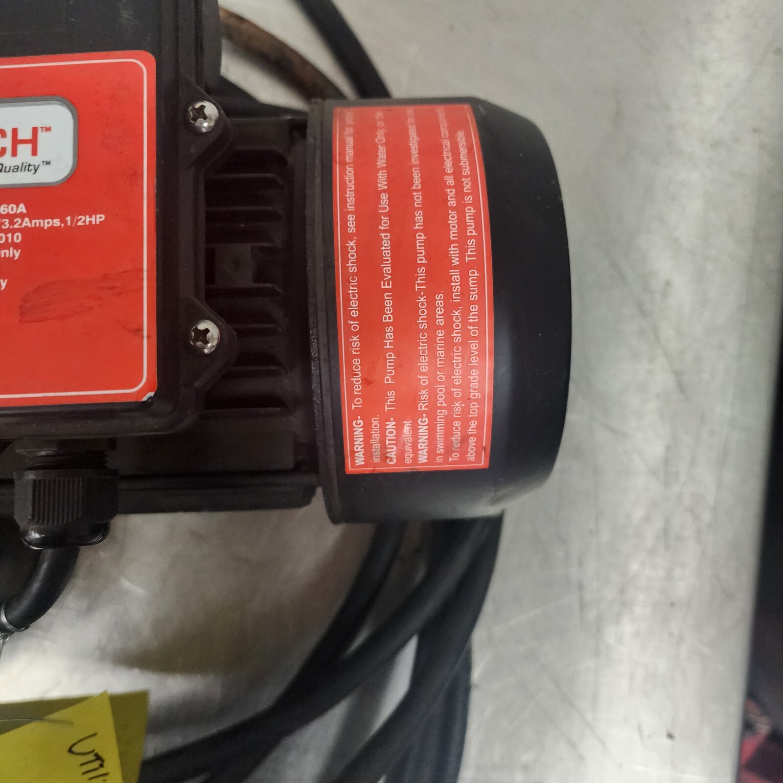 Utilitech 1/2HP Shallow Well Jet Pump JSP-60A 12.5 GPM #5 [Z3F]