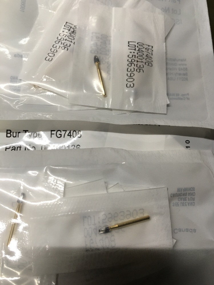 Trimming & Finishing Football Burs #7408 12 Bladed 10 Burs. Individually Packed