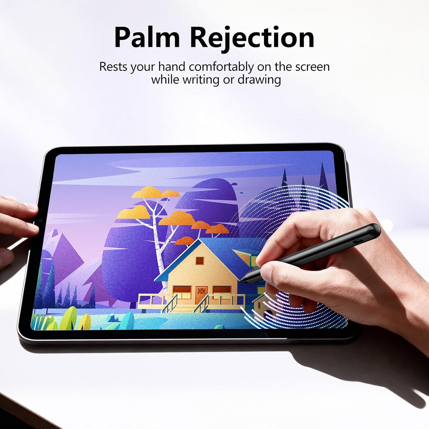 Stylus Pen for iPad 6th-11th Generation-2X Fast Charge Active Pencil Compatible