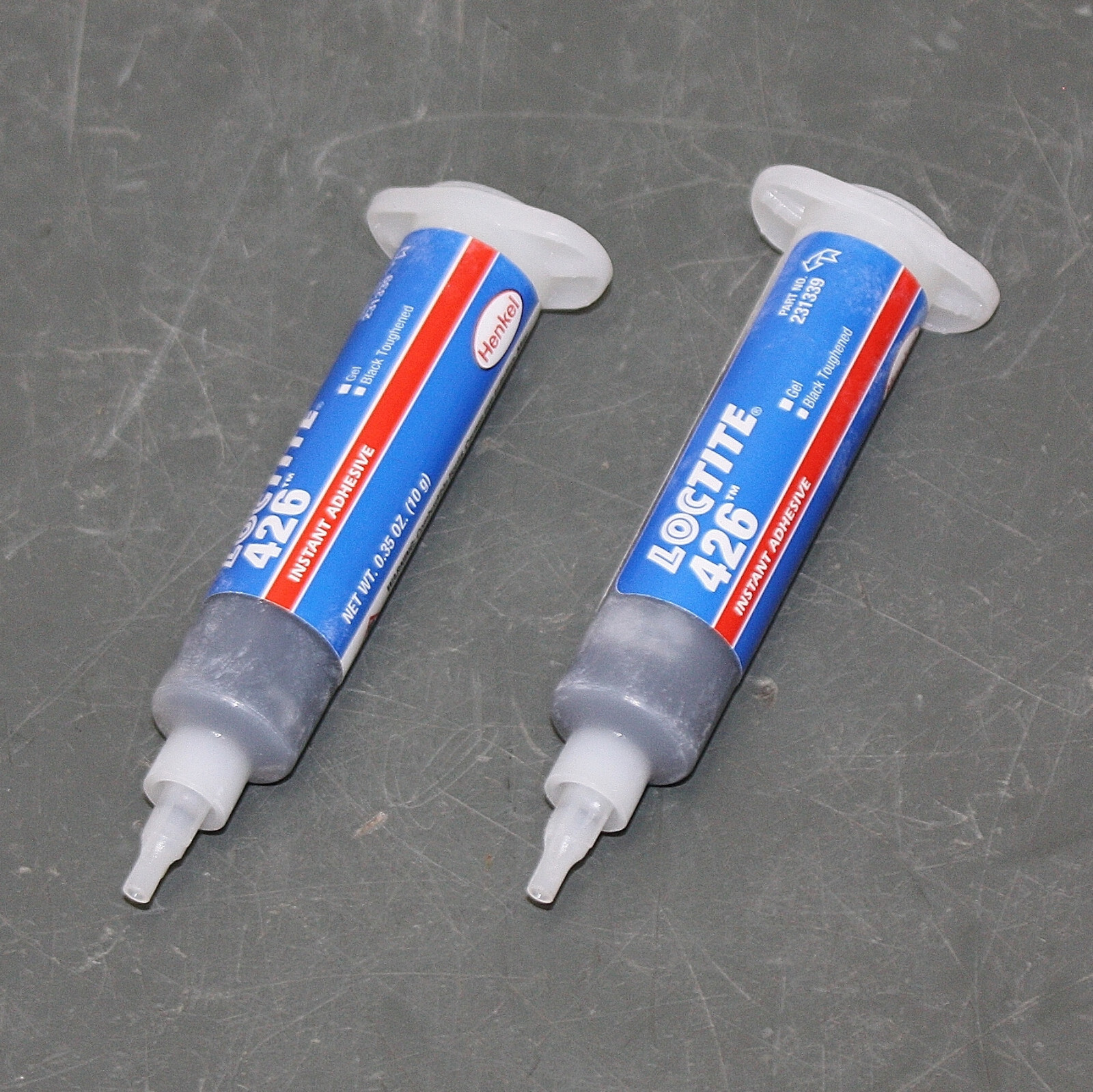 EXPIRED 07/2022 – (2) Locktite Instant Adhesive Syringe 231339, 426, 0.35 fl oz