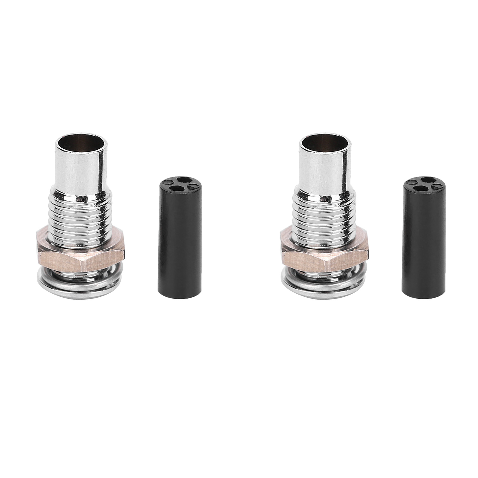 20Pcs/set LED Holder Bezel Mount Brass Light-Emitting Diode Flat Metal Base 3mm