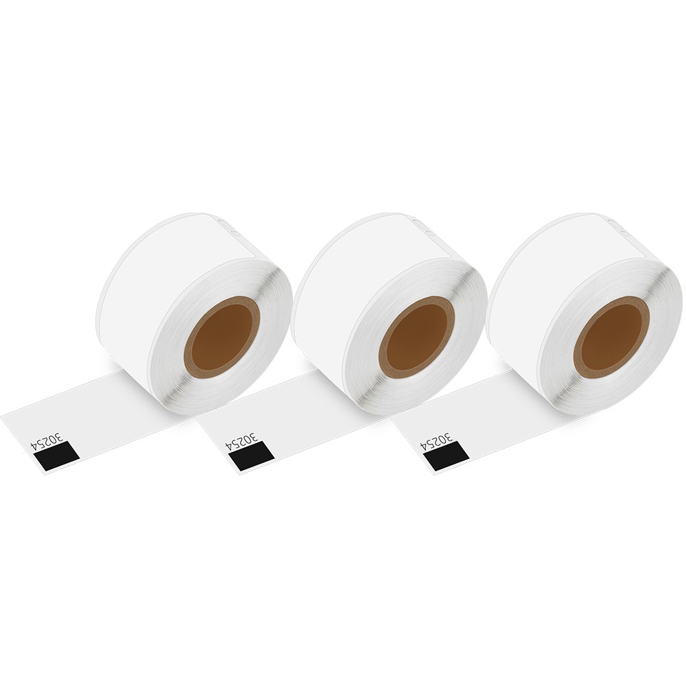 3Rolls Compatible for DYMO 30254 1-1/8″ x 3-1/2″ Shipping Address Barcode Labels