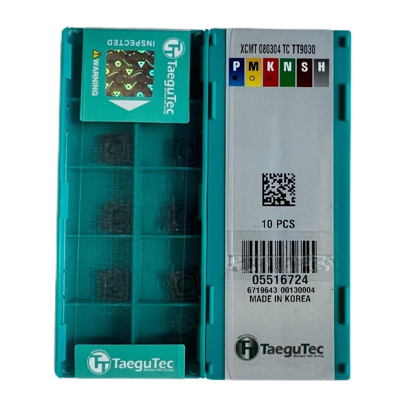 10Pcs/BOX Taegutec XCMT080304TC TT9030
