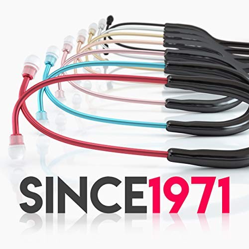 MDF Instruments, Acoustica Lightweight Stethoscope 7 Piece Set, Aqu a – Black