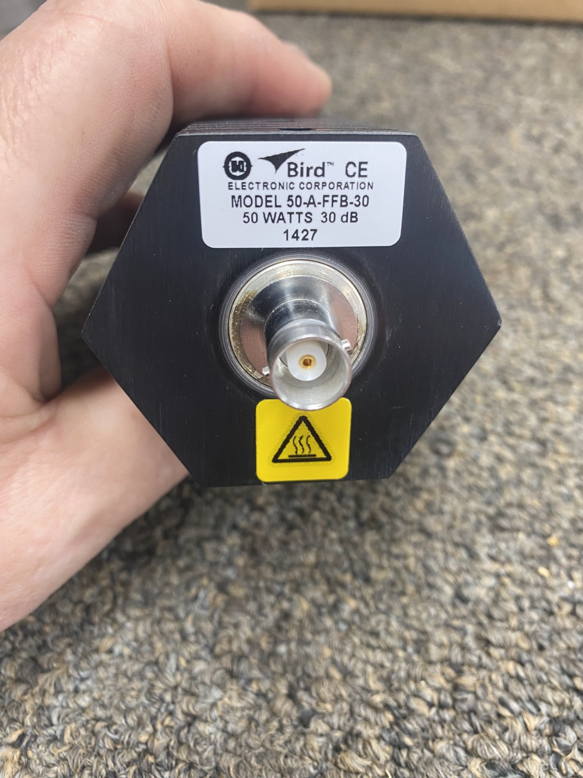 BIRD TECHNOLOGIES 50-A-FFN-30 50W 30DB DC-2.4 GHZ ATTENUATOR