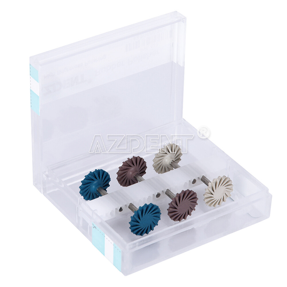 Dental Composite Polishing Kit Diamond Burs Cups Ceramics RA HP FG Shank Type